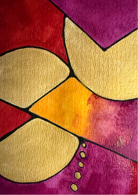 A watercolor painting